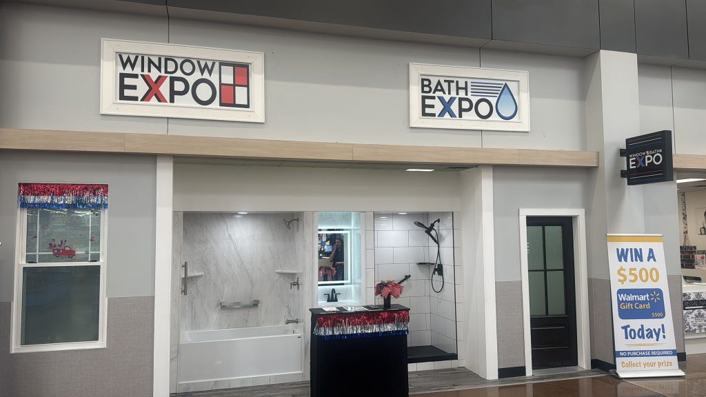 Streetsboro Walmart Window/Bath Expo showroom